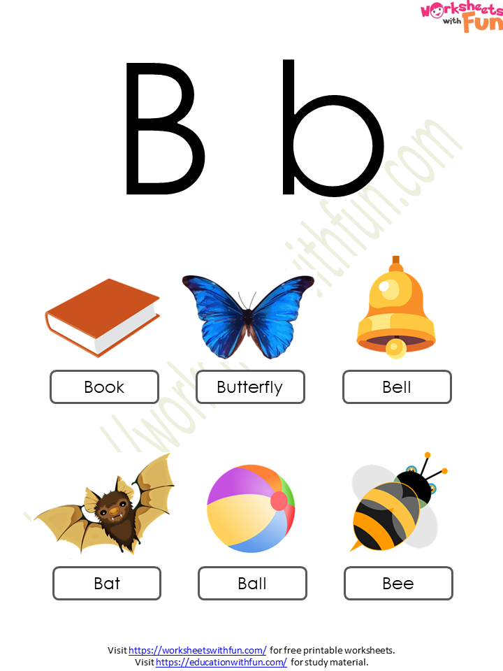 English - Preschool: Alphabet (Letter 'B') - Concept